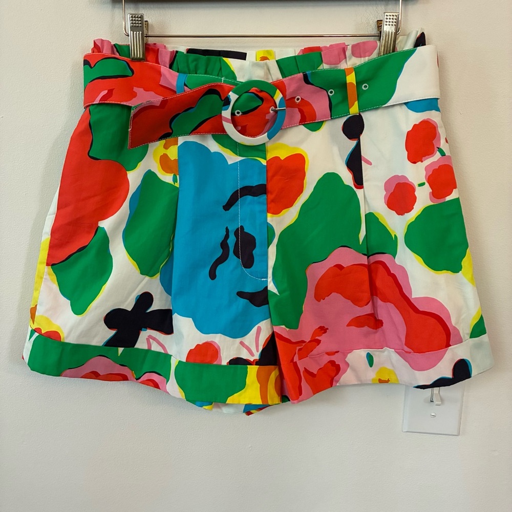 J. Crew high rise Pleated short in Ratti jardin floral